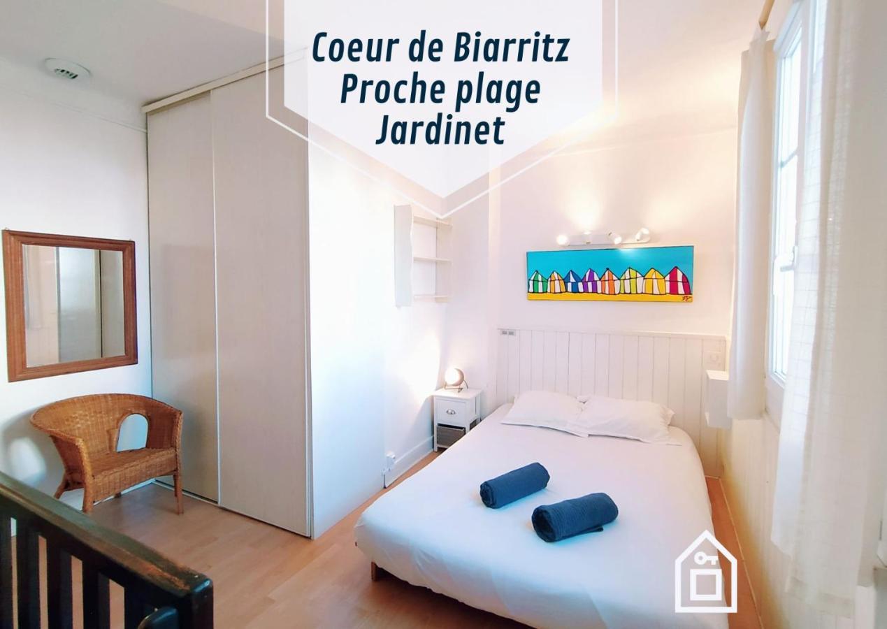 Lalanne Btz, Duplex Jardinet Pres De La Plage Biarritz Eksteriør billede