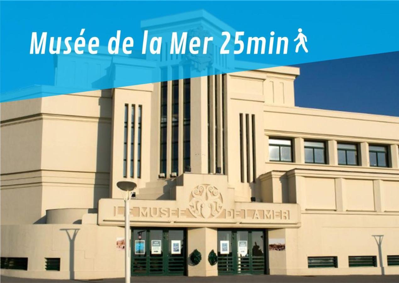 Lalanne Btz, Duplex Jardinet Pres De La Plage Biarritz Eksteriør billede