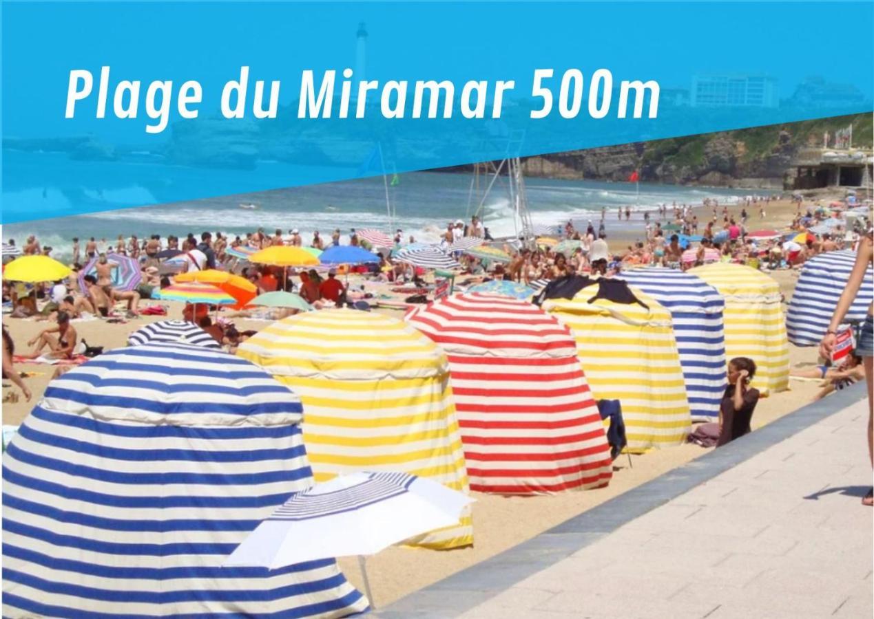 Lalanne Btz, Duplex Jardinet Pres De La Plage Biarritz Eksteriør billede